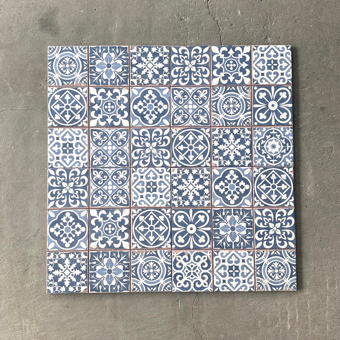 スペインタイル 床・壁装飾タイル 330角平 デッドストックタイル 【FS FAENZA 】せっ器質タイル