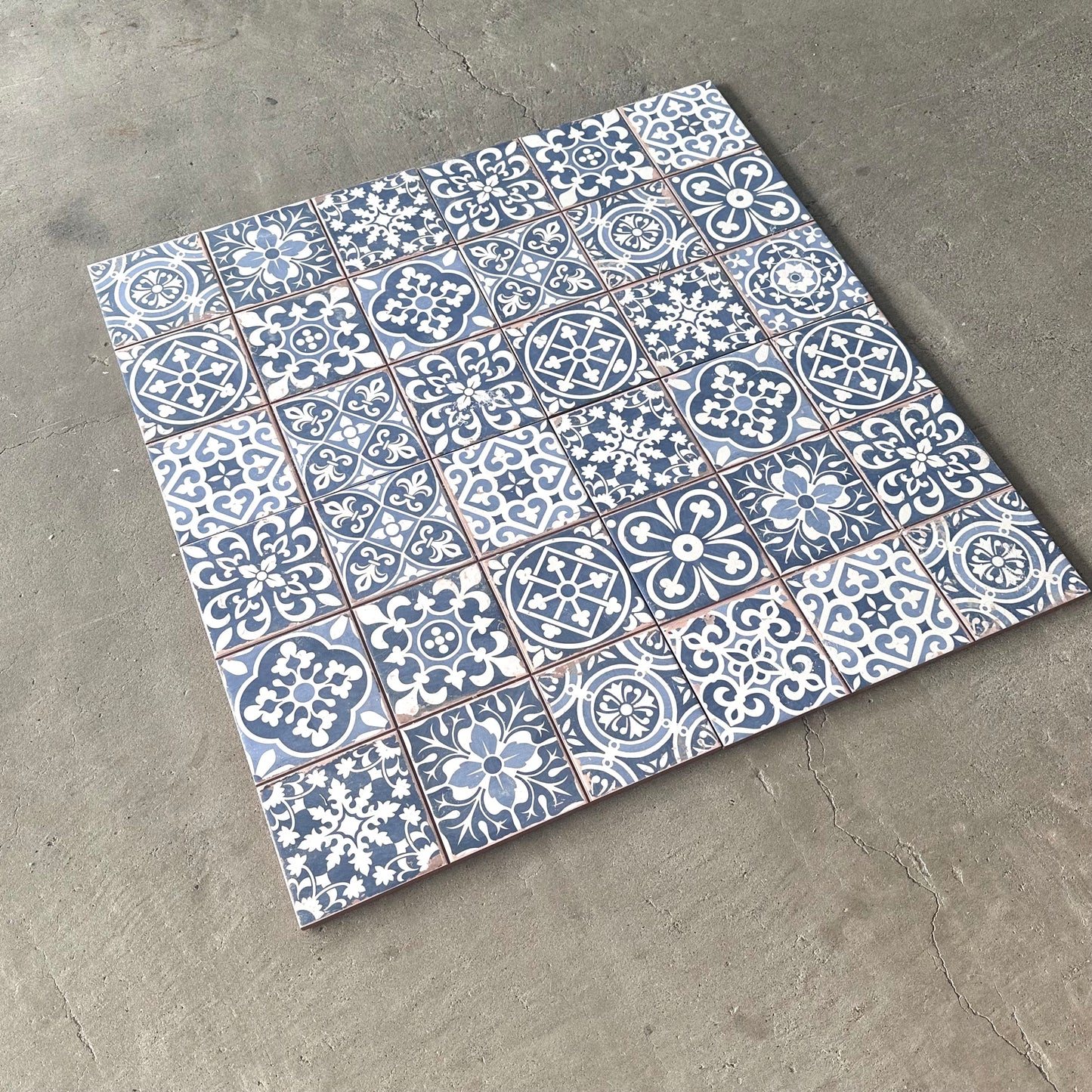 スペインタイル 床・壁装飾タイル 330角平 デッドストックタイル 【FS FAENZA 】せっ器質タイル
