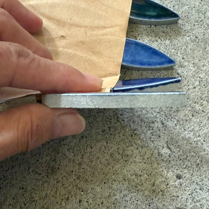 ペスカード モザイクタイル【名古屋モザイク工業】PES-25 藍色・紺色 デッドストックタイル