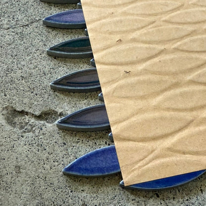 ペスカード モザイクタイル【名古屋モザイク工業】PES-25 藍色・紺色 デッドストックタイル