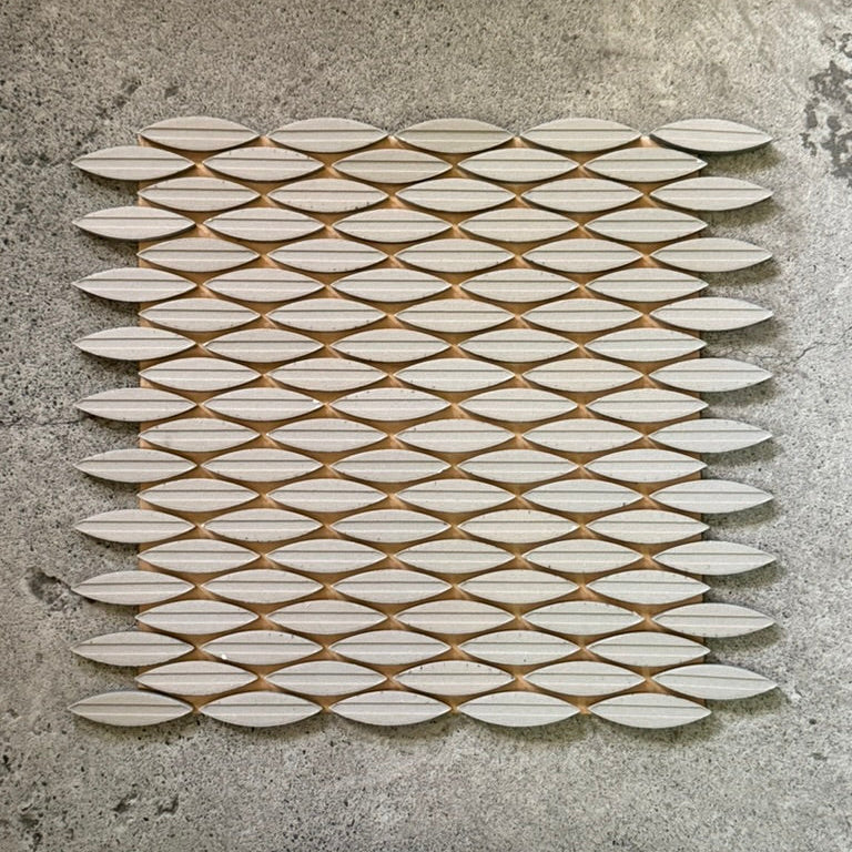 ペスカード モザイクタイル【名古屋モザイク工業】PES-25 藍色・紺色 デッドストックタイル