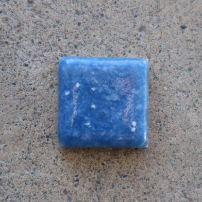 22.5mm角タイル【X-iS エクシィズ】ギヤマンモザイク　青YC-172｜リビング・玄関・洗面など屋内壁に