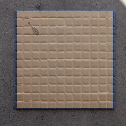 22.5mm角タイル【X-iS エクシィズ】ギヤマンモザイク　青YC-172｜リビング・玄関・洗面など屋内壁に