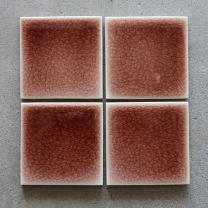 磁器質タイル 100角タイル 貫入入り タイ製デッドストックタイル