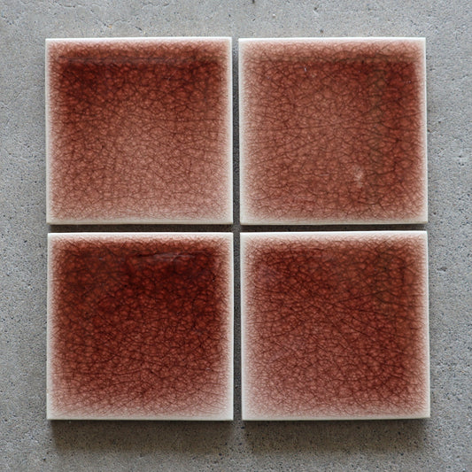 磁器質タイル 100角タイル 貫入入り タイ製デッドストックタイル