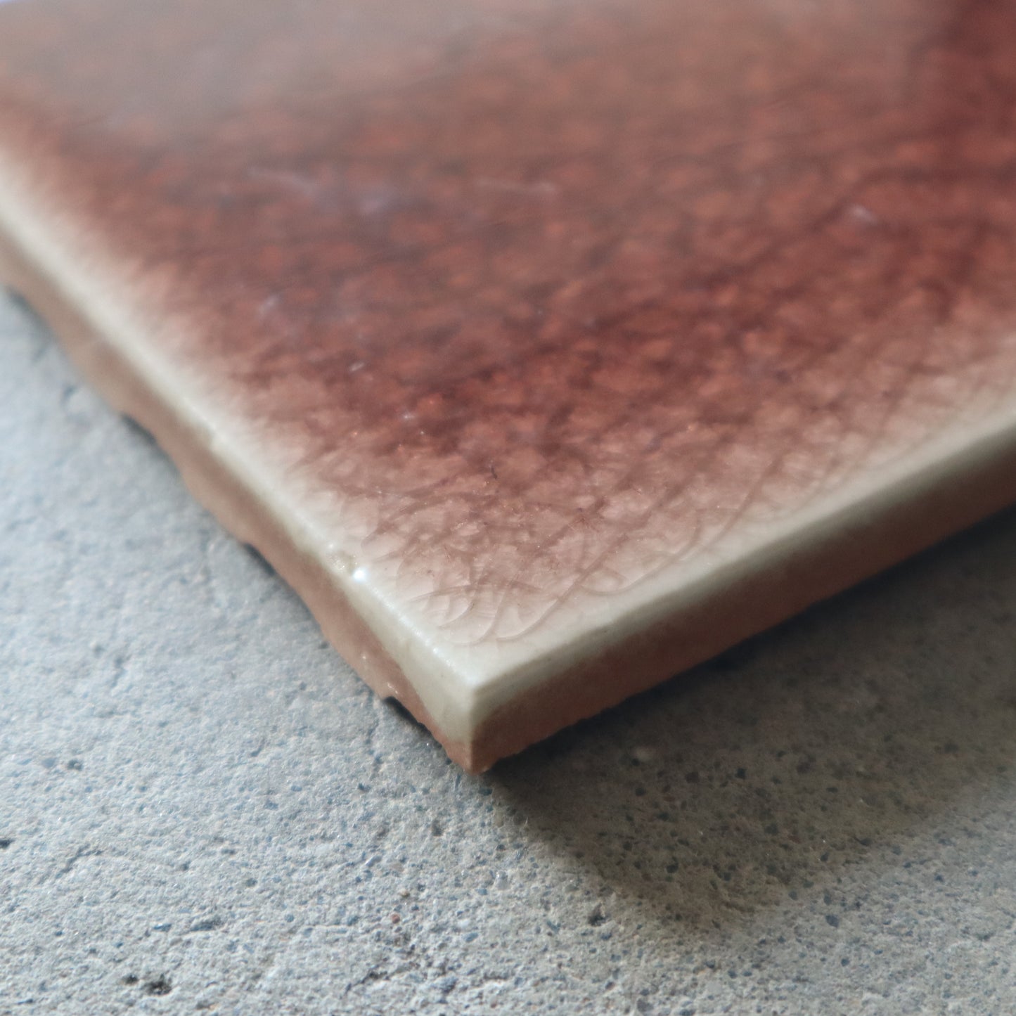 磁器質タイル 100角タイル 貫入入り タイ製デッドストックタイル