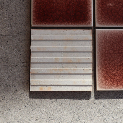 磁器質タイル 100角タイル 貫入入り タイ製デッドストックタイル