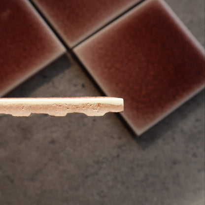 磁器質タイル 100角タイル 貫入入り タイ製デッドストックタイル