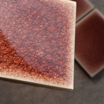 磁器質タイル 100角タイル 貫入入り タイ製デッドストックタイル