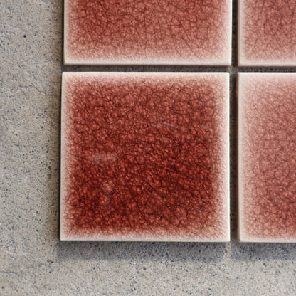 磁器質タイル 100角タイル 貫入入り タイ製デッドストックタイル