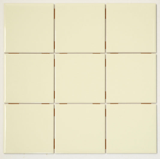 半磁器タイル 100角タイル 平【TOTO】内装壁タイル イベル （薄い黄緑）AA10#62｜廃盤品