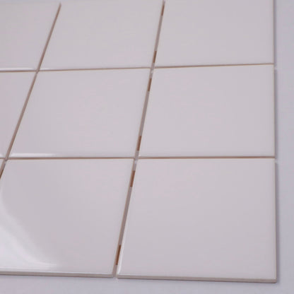 半磁器タイル 100角タイル 平【TOTO】内装壁タイル イベル （ホワイトブラウン）AA10#51｜廃盤品