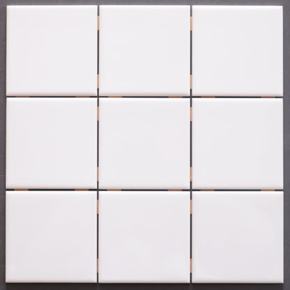半磁器タイル 100角タイル 平【TOTO】内装壁タイル イベル （ホワイト）AA10#11｜廃盤品