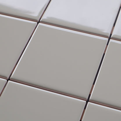 半磁器タイル 100角タイル 平【TOTO】内装壁タイル イベル （くすみ黄緑）AA10#63｜廃盤品