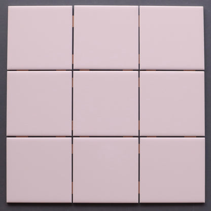 半磁器タイル 100角タイル 平【TOTO】内装壁タイル イベル （淡いピンク）AA10#22｜廃盤品