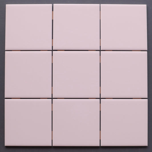 半磁器タイル 100角タイル 平【TOTO】内装壁タイル イベル （淡いピンク）AA10#22｜廃盤品