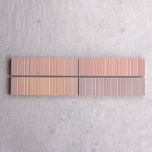 FAB-2S 108 T-4 フェイブ 筋面【INAX】 二丁掛平｜デッドストックタイル